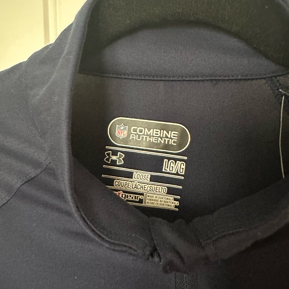 Rams Combine Under Amour Authentic Navy Pullover - image 2